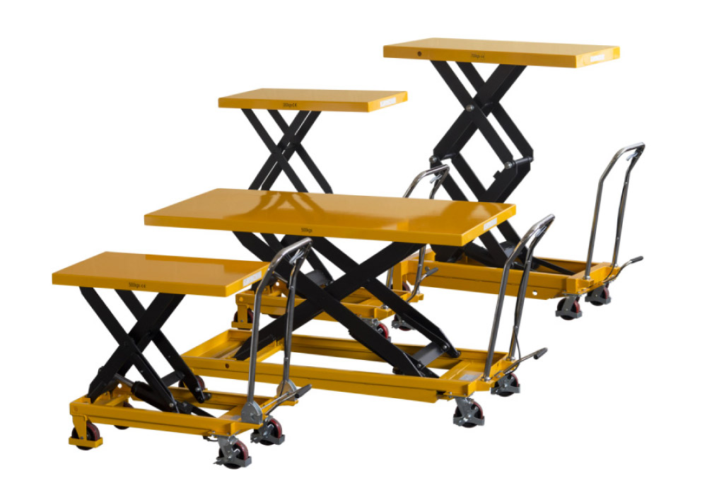 Carrelli a pantografo manuali
