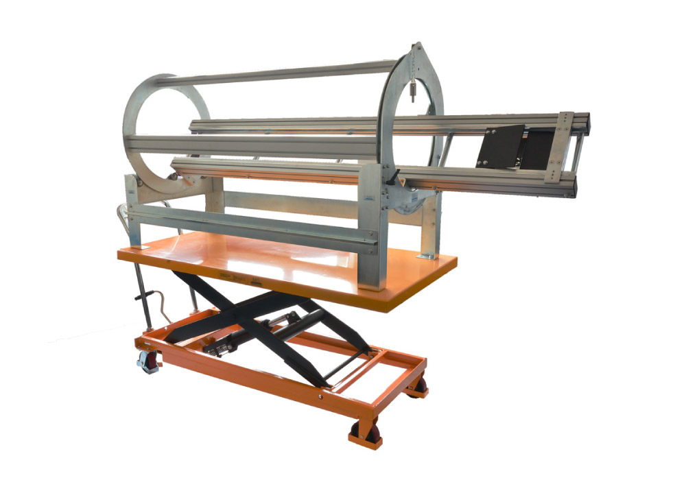 Carrello a pantografo personalizzato