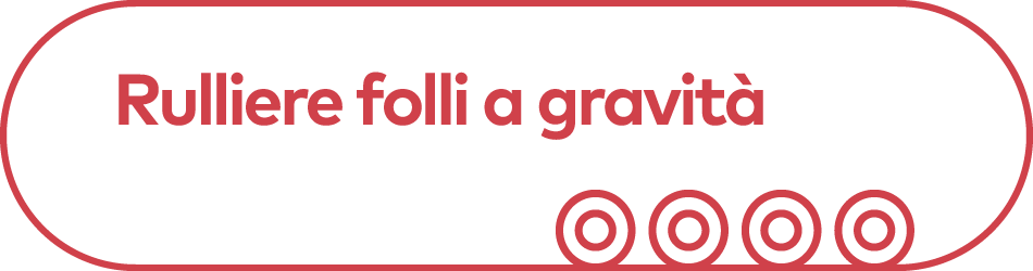Icona rulliere folli a gravità