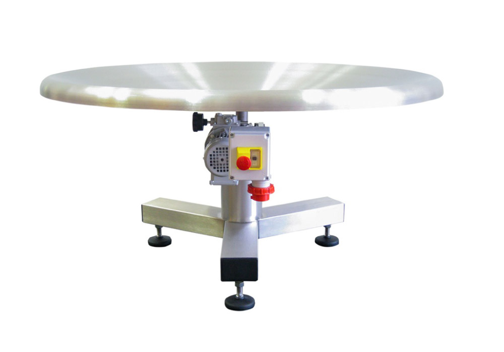 Standard concave-bottom accumulation rotary table